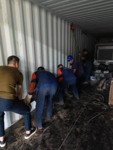 container loading of Zoomlion HBT9018.18.195RSU