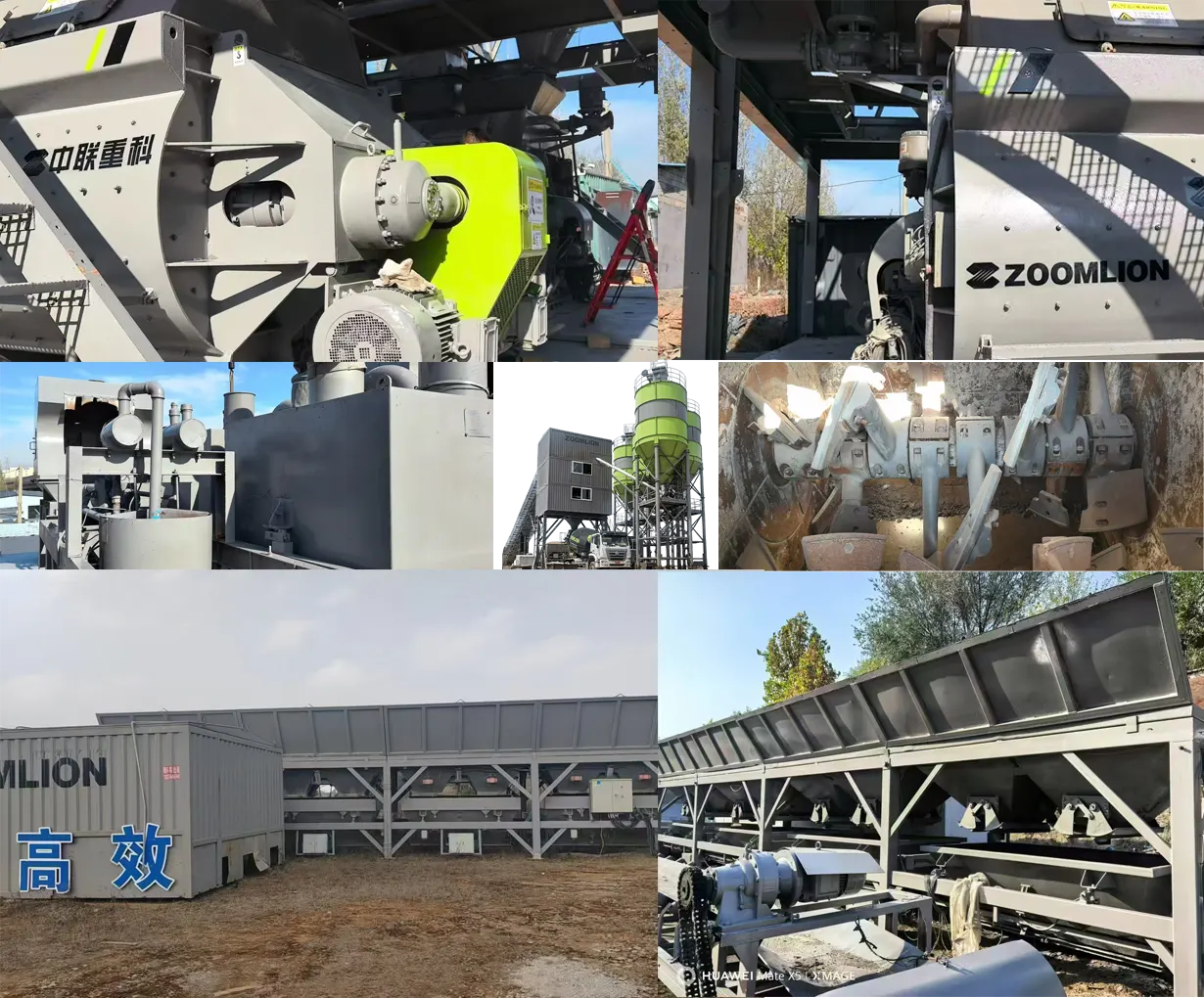 120cubic meters ZOOMLION concrete batching plant